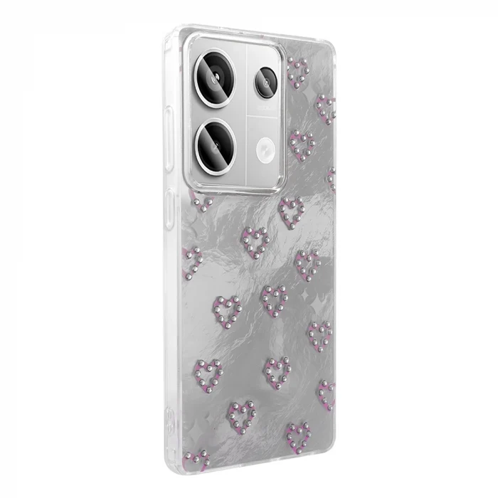 Xiaomi Redmi Note 13 Pro 4G Kılıf Kamera Korumalı Figürlü Ponti Silikon Kapak