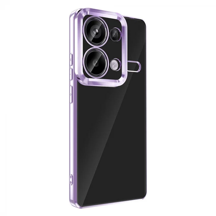 Xiaomi Redmi Note 13 Pro 4G Kılıf Kamera Korumalı Logo Gösteren Omega Kapak
