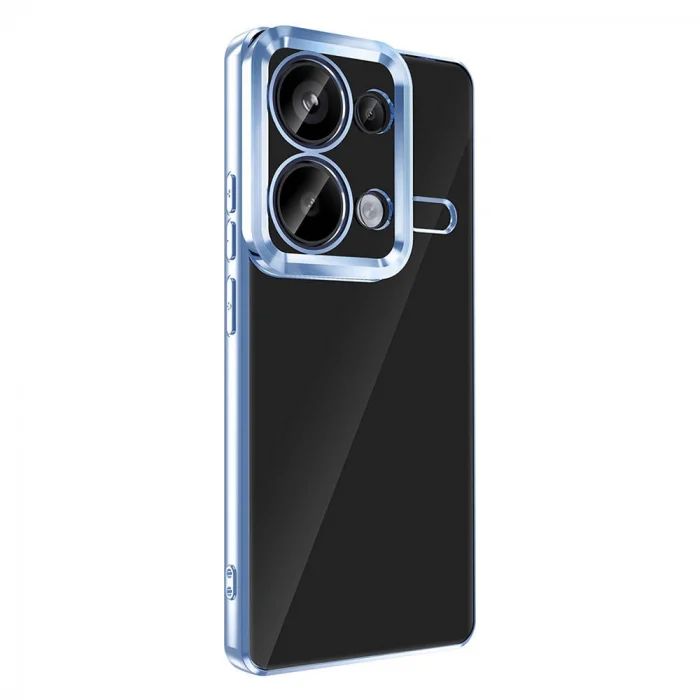 Xiaomi Redmi Note 13 Pro 4G Kılıf Kamera Korumalı Logo Gösteren Omega Kapak