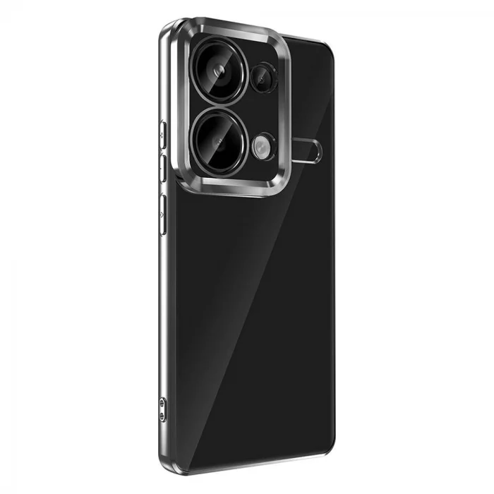 Xiaomi Redmi Note 13 Pro 4G Kılıf Kamera Korumalı Logo Gösteren Omega Kapak