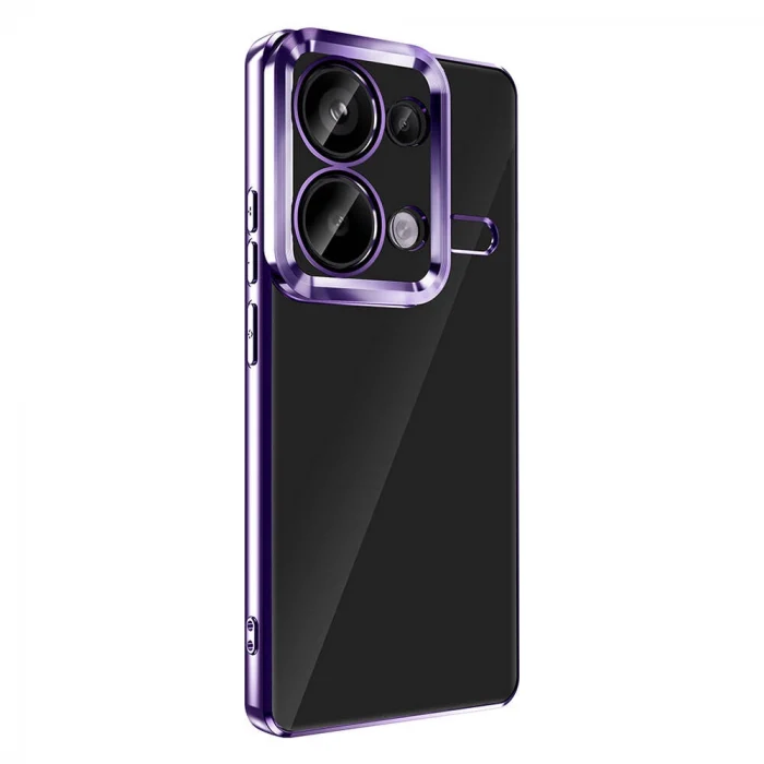 Xiaomi Redmi Note 13 Pro 4G Kılıf Kamera Korumalı Logo Gösteren Omega Kapak
