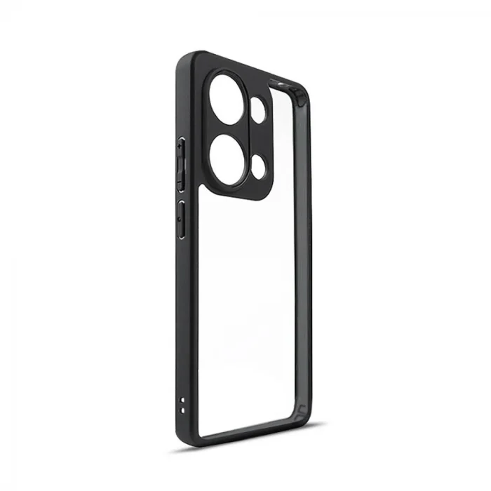 Xiaomi Redmi Note 13 Pro 4G Kılıf Kamera Korumalı Şeffaf Arka Yüzey New Roll Kapak