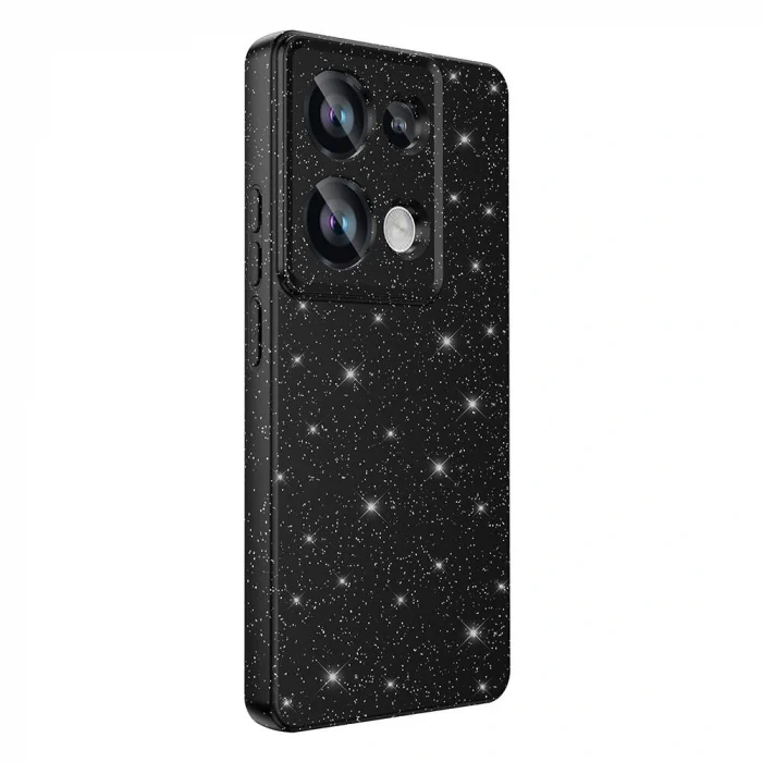 Xiaomi Redmi Note 13 Pro 4G Kılıf Kamera Korumalı Simli Lüks Koton Kapak