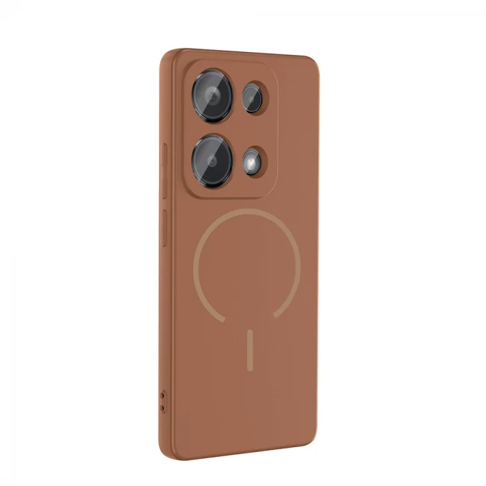 Xiaomi Redmi Note 13 Pro 4G Kılıf M-safe Şarj Özellikli Meta Kapak