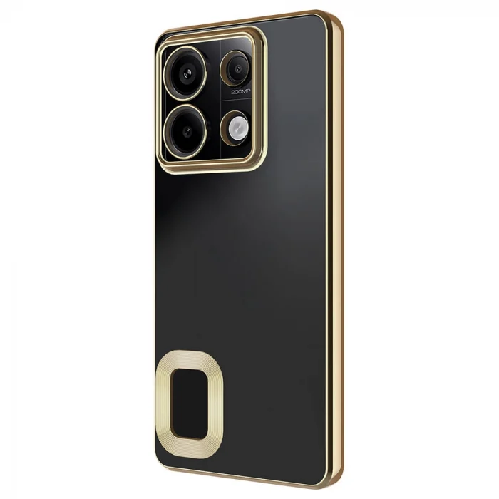 Xiaomi Redmi Note 13 Pro 5G Kılıf Kamera Korumalı Logo Gösteren Omega Kapak