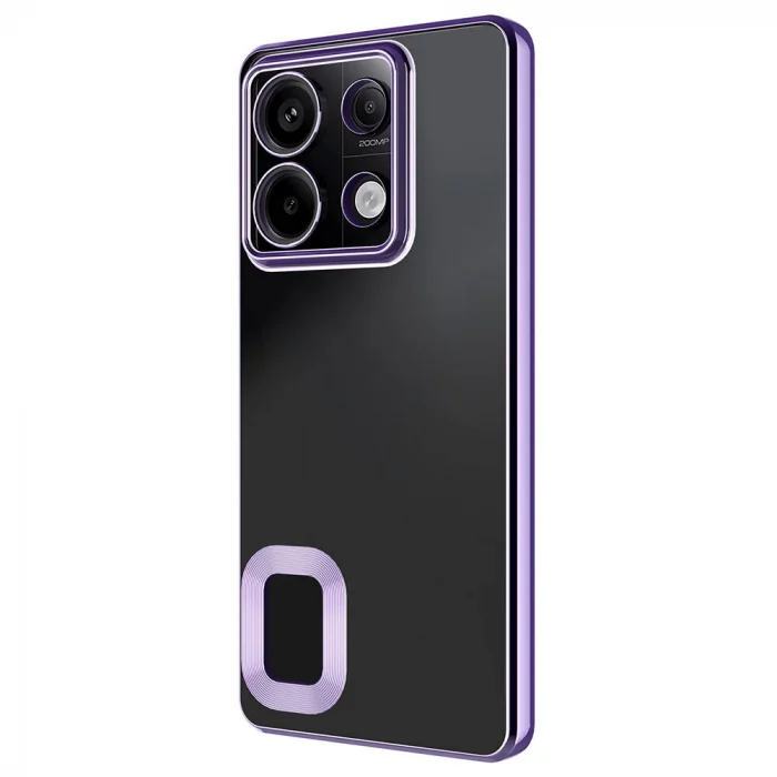 Xiaomi Redmi Note 13 Pro 5G Kılıf Kamera Korumalı Logo Gösteren Omega Kapak