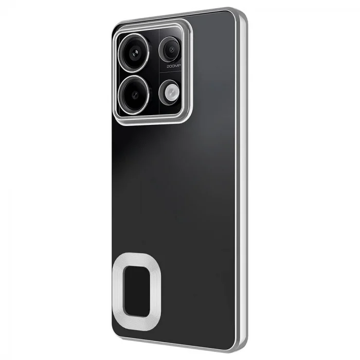 Xiaomi Redmi Note 13 Pro 5G Kılıf Kamera Korumalı Logo Gösteren Omega Kapak