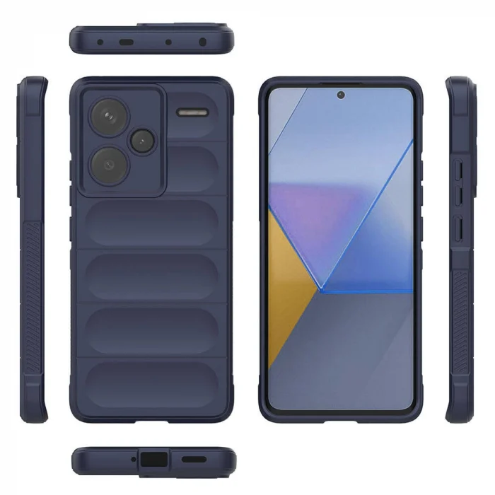 Xiaomi Redmi Note 13 Pro Plus 5G Kılıf Esnek TPU Oyuklu Arka Yüzey Tasarımlı Etnik Silikon Kapak