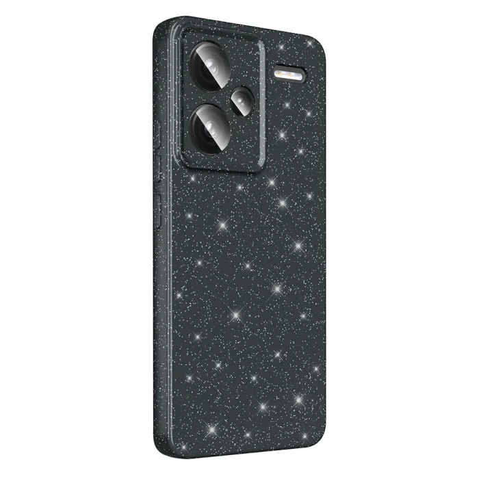 Xiaomi Redmi Note 13 Pro Plus 5G Kılıf Kamera Korumalı Simli Lüks Koton Kapak