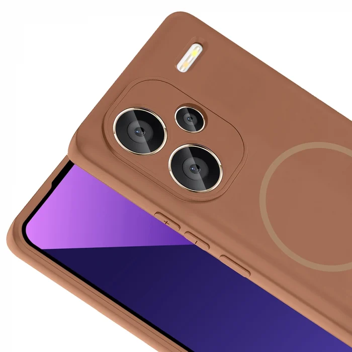 Xiaomi Redmi Note 13 Pro Plus 5G Kılıf M-safe Şarj Özellikli Meta Kapak