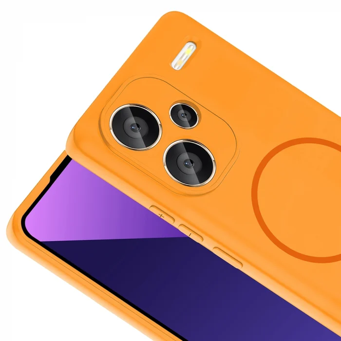 Xiaomi Redmi Note 13 Pro Plus 5G Kılıf M-safe Şarj Özellikli Meta Kapak