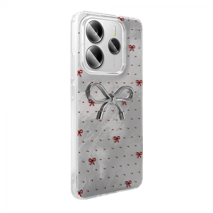 Xiaomi Redmi Note 14 4G Kılıf Kamera Korumalı Figürlü Ponti Silikon Kapak