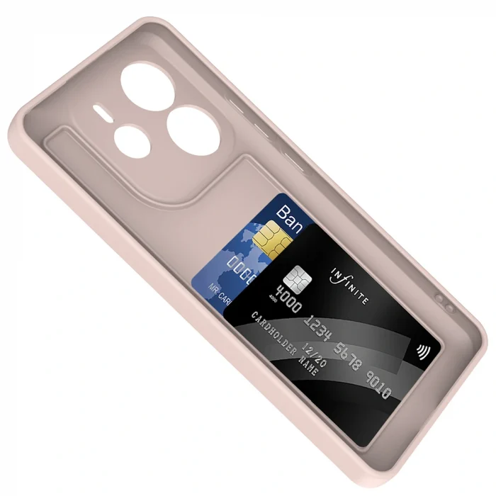 Xiaomi Redmi Note 14 4G Kılıf Kamera Korumalı Kartlık Hazneli Vitra Kapak