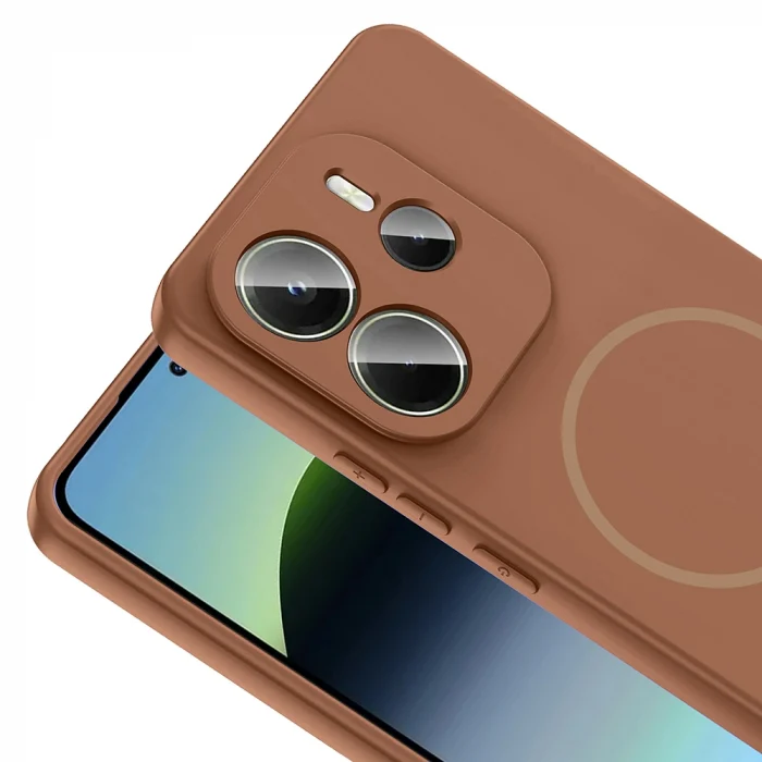 Xiaomi Redmi Note 14 4G Kılıf M-safe Şarj Özellikli Meta Kapak