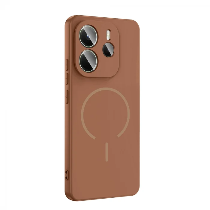 Xiaomi Redmi Note 14 4G Kılıf M-safe Şarj Özellikli Meta Kapak