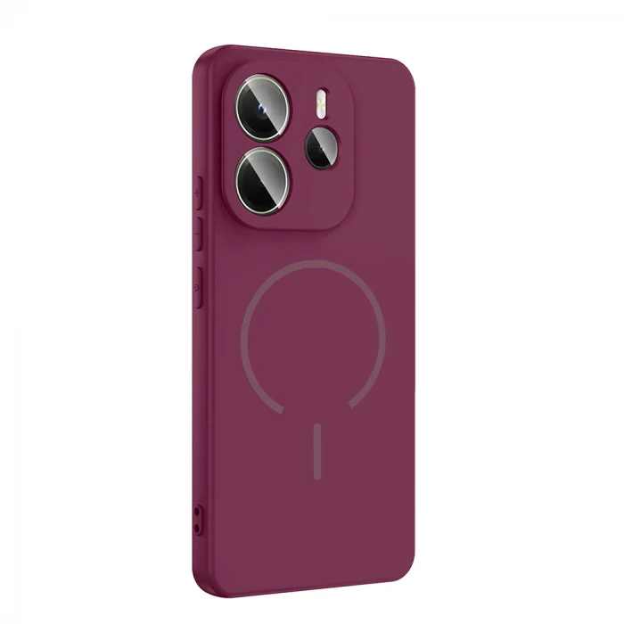 Xiaomi Redmi Note 14 4G Kılıf M-safe Şarj Özellikli Meta Kapak