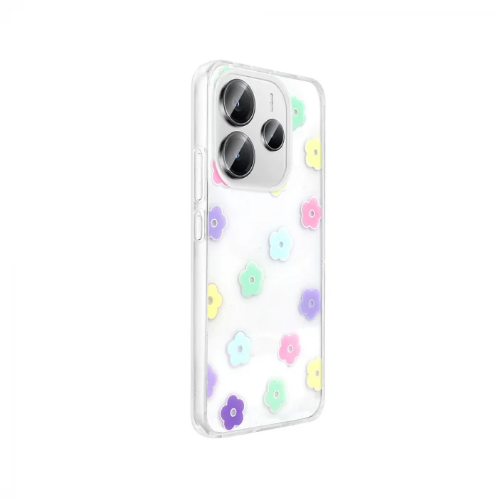 Xiaomi Redmi Note 14 4G Kılıf Şeffaf Figürlü Folk Sert Kapak