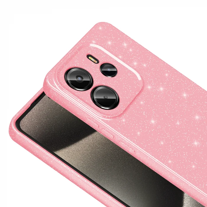 Xiaomi Redmi Note 14 5G Kılıf Kamera Korumalı Simli Lüks Koton Kapak