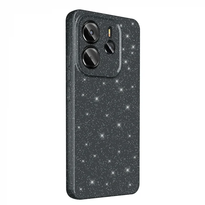 Xiaomi Redmi Note 14 5G Kılıf Kamera Korumalı Simli Lüks Koton Kapak