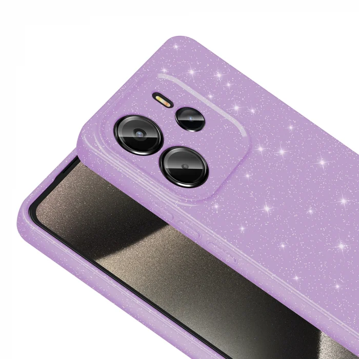 Xiaomi Redmi Note 14 Kılıf Kamera Korumalı Simli Lüks Koton Kapak