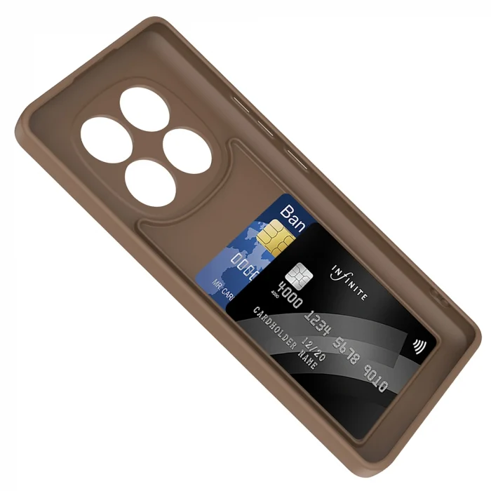 Xiaomi Redmi Note 14 Pro 4G Kılıf Kamera Korumalı Kartlık Hazneli Vitra Kapak