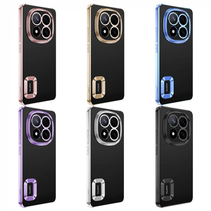 Xiaomi Redmi Note 14 Pro 4G Kılıf Kamera Korumalı Logo Gösteren Omega Kapak