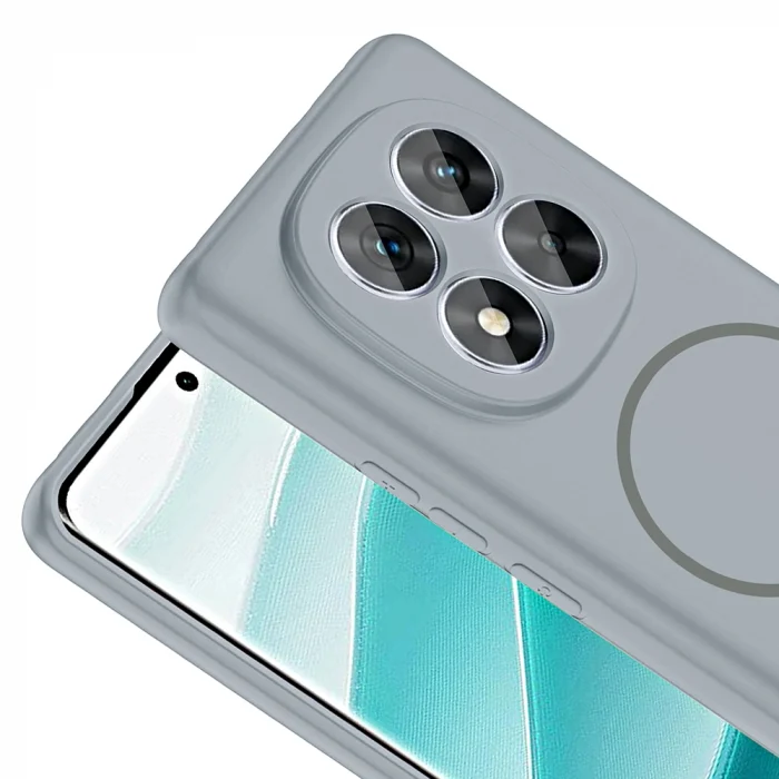 Xiaomi Redmi Note 14 Pro 4G Kılıf M-safe Şarj Özellikli Meta Kapak