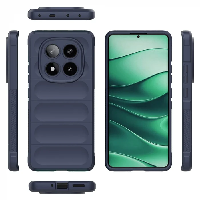 Xiaomi Redmi Note 14 Pro 5G Kılıf Esnek TPU Oyuklu Arka Yüzey Tasarımlı Etnik Silikon Kapak