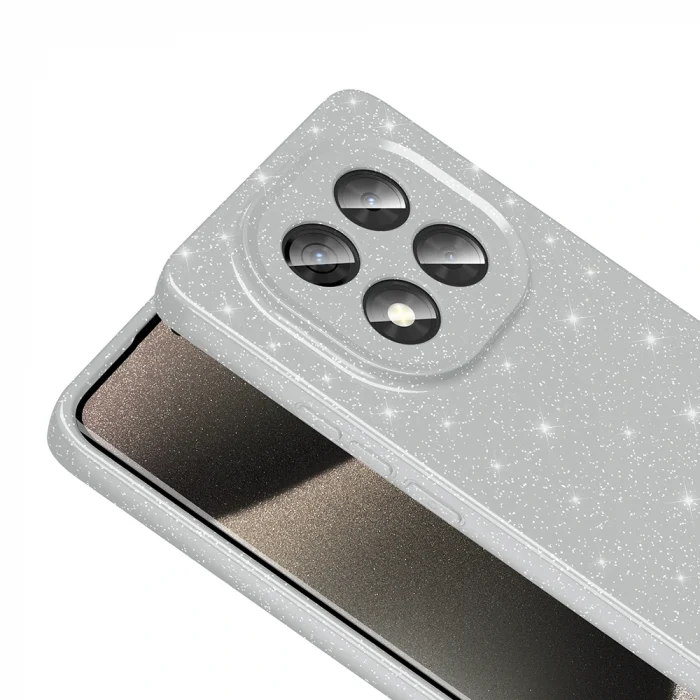 Xiaomi Redmi Note 14 Pro 5G Kılıf Kamera Korumalı Simli Lüks Koton Kapak