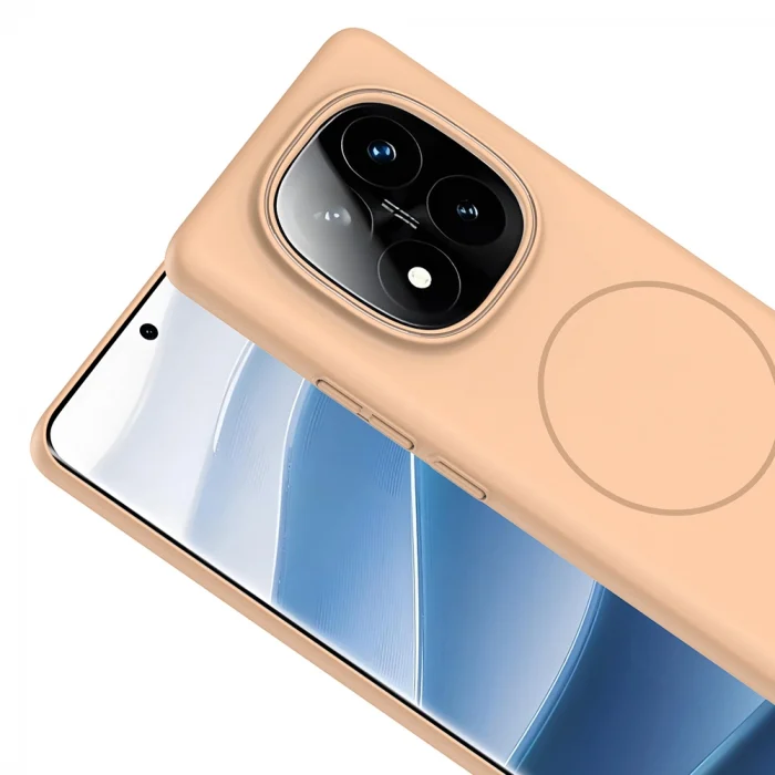 Xiaomi Redmi Note 14 Pro Plus Kılıf M-safe Şarj Özellikli Ruby Sert Kapak