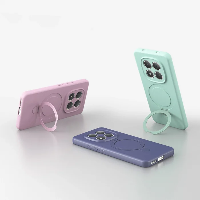 Xiaomi Redmi Note 15 4G Kılıf M-safe Şarj Özellikli Standlı Samara Kapak