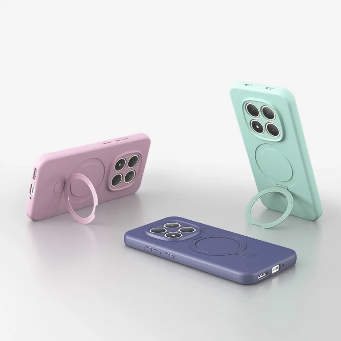 Xiaomi Redmi Note 15 Pro Kılıf M-safe Şarj Özellikli Standlı Samara Kapak