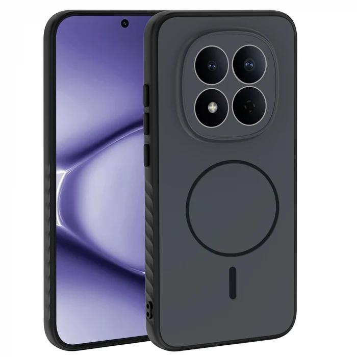 Xiaomi Redmi Note 15 Pro Kılıf M-safe Şarj Özellikli Tea Kapak