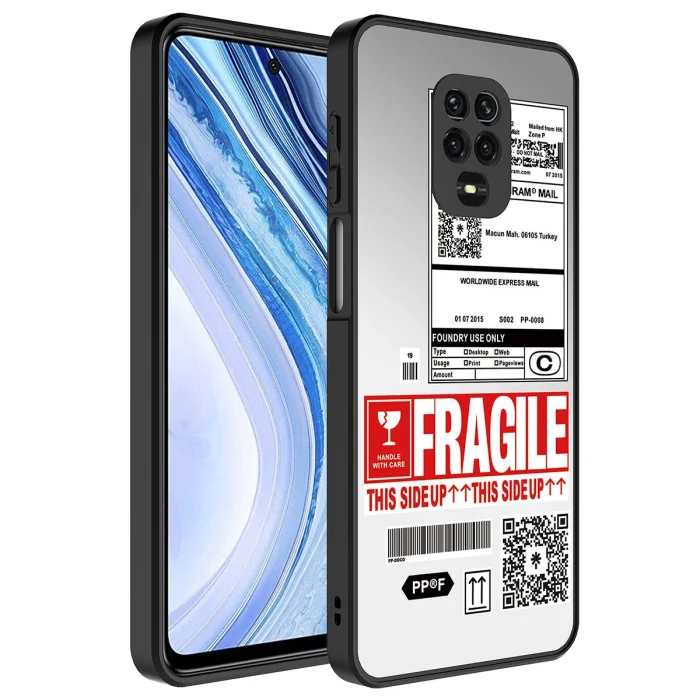 Xiaomi Redmi Note 9 Pro Kılıf Aynalı Desenli Kamera Korumalı Parlak Mirror Kapak