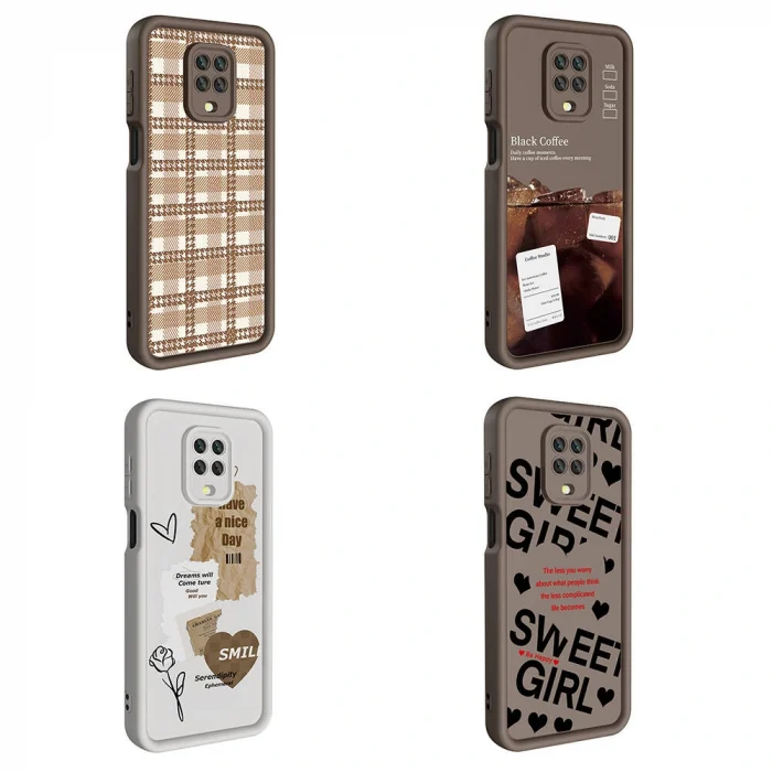 Xiaomi Redmi Note 9 Pro Kılıf Kamera Korumalı Baskılı Arka Yüzey Klas Kapak