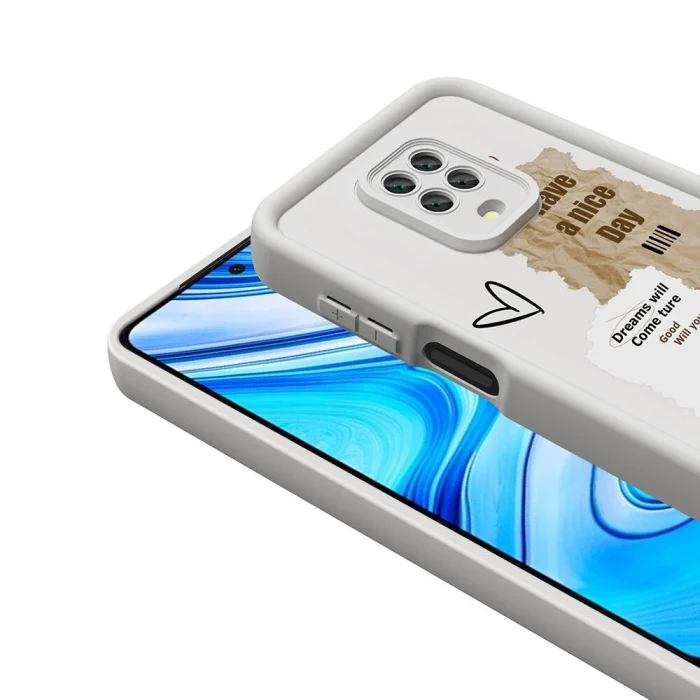 Xiaomi Redmi Note 9S Kılıf Kamera Korumalı Baskılı Arka Yüzey Klas Kapak