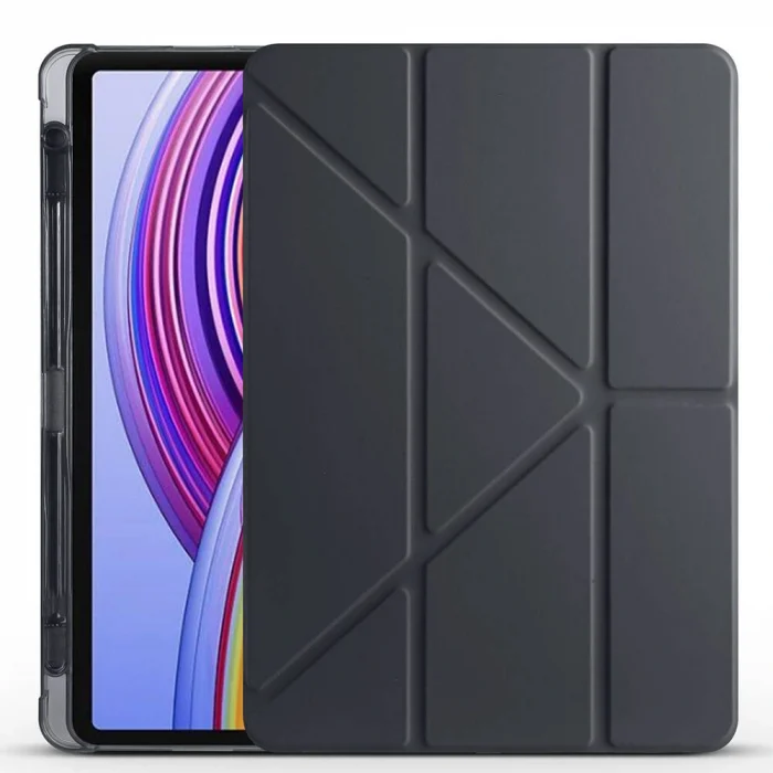 Xiaomi Redmi Pad Pro Kılıf Tri Folding Kalem Bölmeli Standlı Kılıf