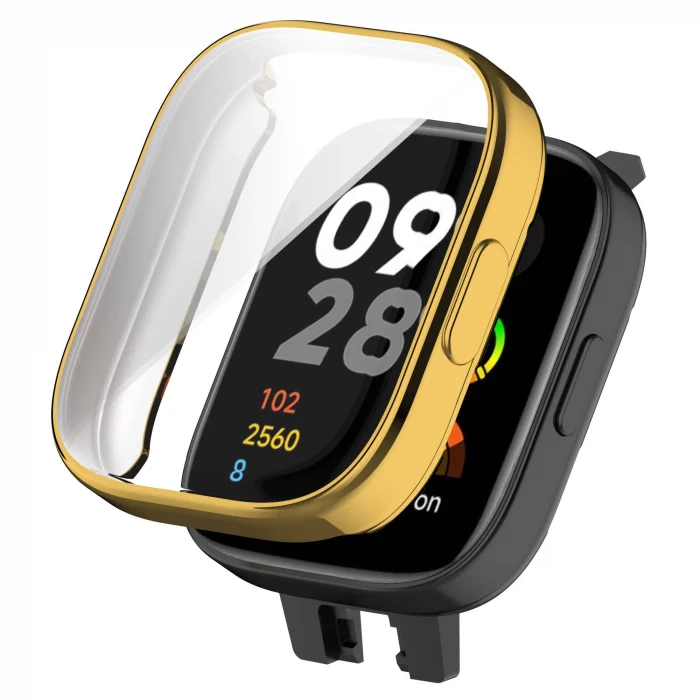 Xiaomi Redmi Watch 3 360 Derece Korumalı Kasa ve Ekran Koruyucu Watch Gard 30