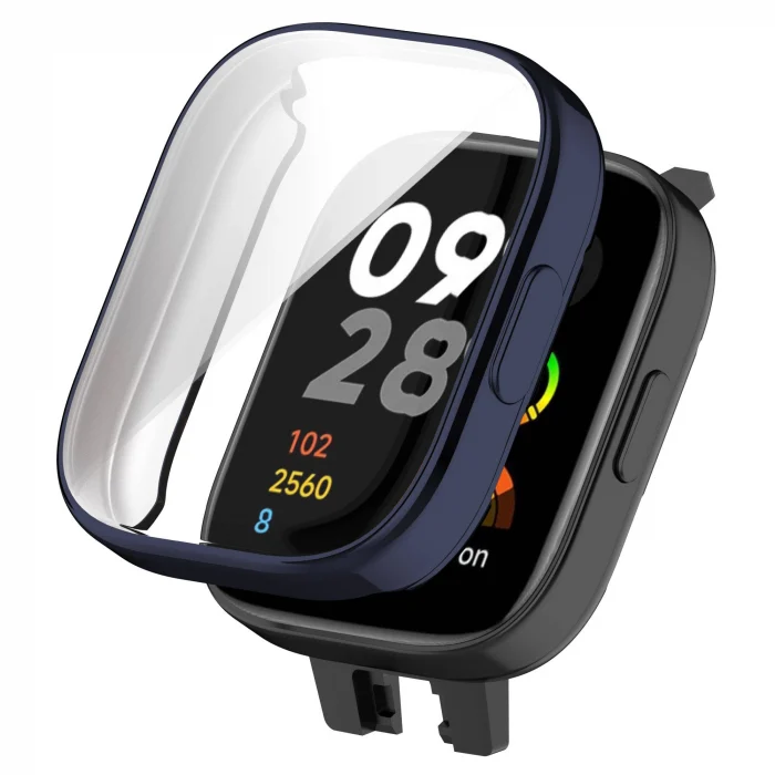 Xiaomi Redmi Watch 3 360 Derece Korumalı Kasa ve Ekran Koruyucu Watch Gard 30
