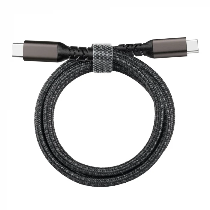 2.Jenerasyon Type-C to Type-C USB3.2 PD Data Kablosu 100W 20Gbps 4K@60Hz 0.2 Metre