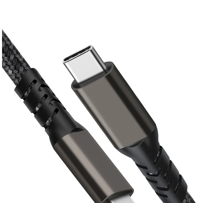 2.Jenerasyon Type-C to Type-C USB3.2 PD Data Kablosu 100W 20Gbps 4K@60Hz 0.2 Metre