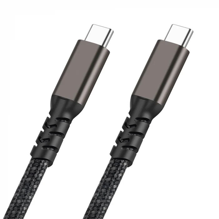 2.Jenerasyon Type-C to Type-C USB3.2 PD Data Kablosu 100W 20Gbps 4K@60Hz 1 Metre