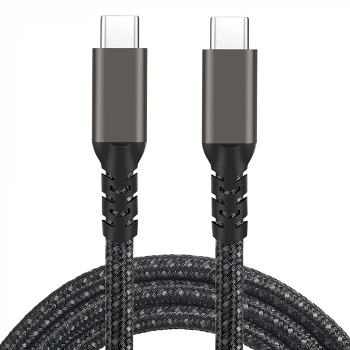 2.Jenerasyon Type-C to Type-C USB3.2 PD Data Kablosu 100W 20Gbps 4K@60Hz 1 Metre