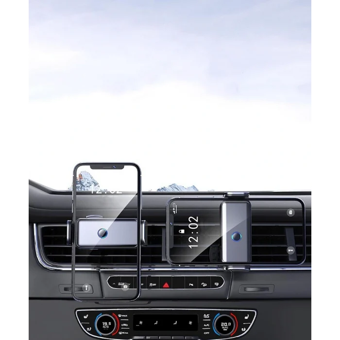 921 Otomatik Sensörlü Havalandırma ve Düz Zemin Dizayn Araç Telefon Tutucu