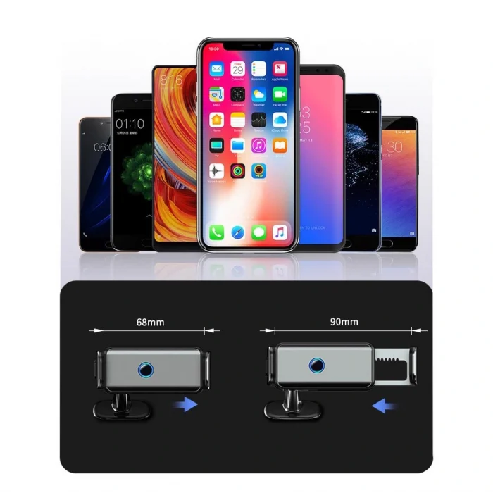 921 Otomatik Sensörlü Havalandırma ve Düz Zemin Dizayn Araç Telefon Tutucu