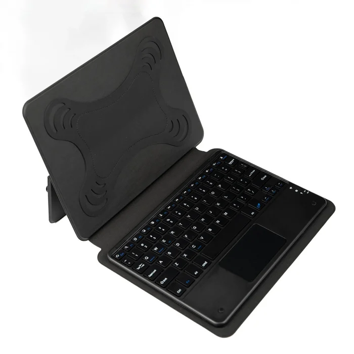 Border Keyboard 8 inç Universal Bluetooh Bağlantılı Standlı Klavyeli Tablet Kılıfı