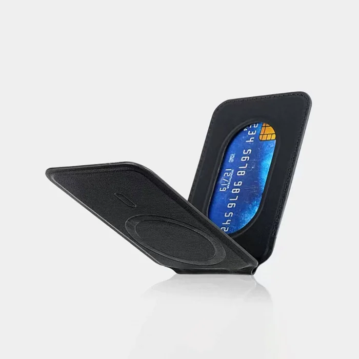 CRD-06 Suni Deri Görünümlü Magnetik Kartlık