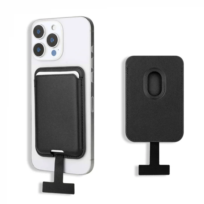 CRD-09 Dahili Şarj Soket Aparatlı Magnetik PU Deri Kartlık