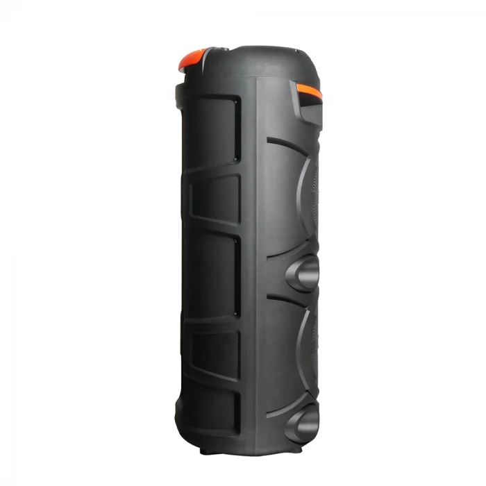 GD-2809 Dijital LED Göstergeli FM Radyolu Mikrofonlu RGB TWS Çift 8 inç Stereo Bass Kablosuz Karaoke Hoparlör