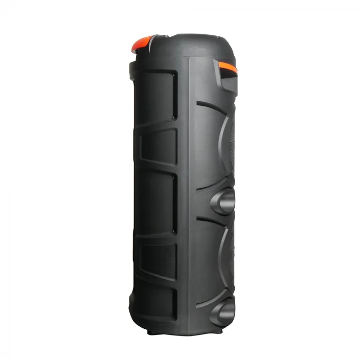 GD-2809 Dijital LED Göstergeli FM Radyolu Mikrofonlu RGB TWS Çift 8 inç Stereo Bass Kablosuz Karaoke Hoparlör